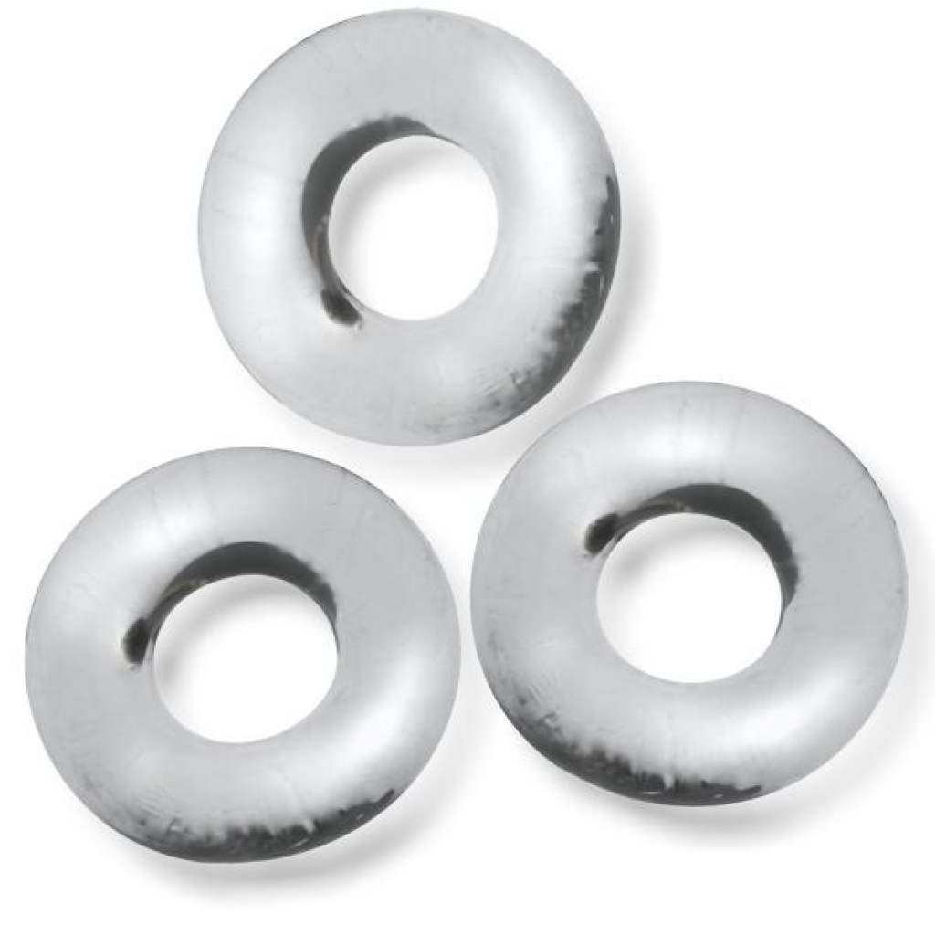 Fat Willy 3-Pack Clear - Grip Rings for Enhanced Pleasure