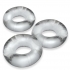 Fat Willy 3-Pack Clear - Grip Rings for Enhanced Pleasure