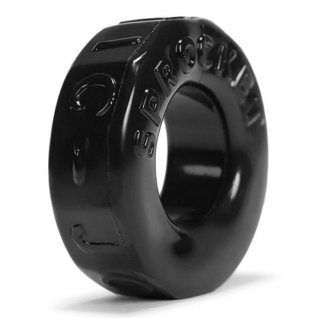 Sprocket Penis Ring - Black, Enhanced Enjoyment