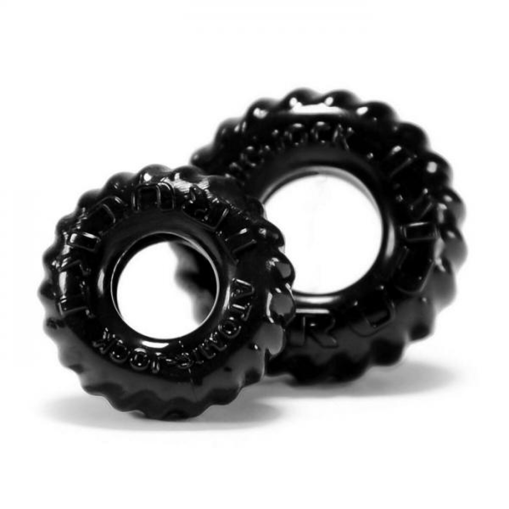 Oxballs Truckt 2-Piece Penis Ring Set - Black