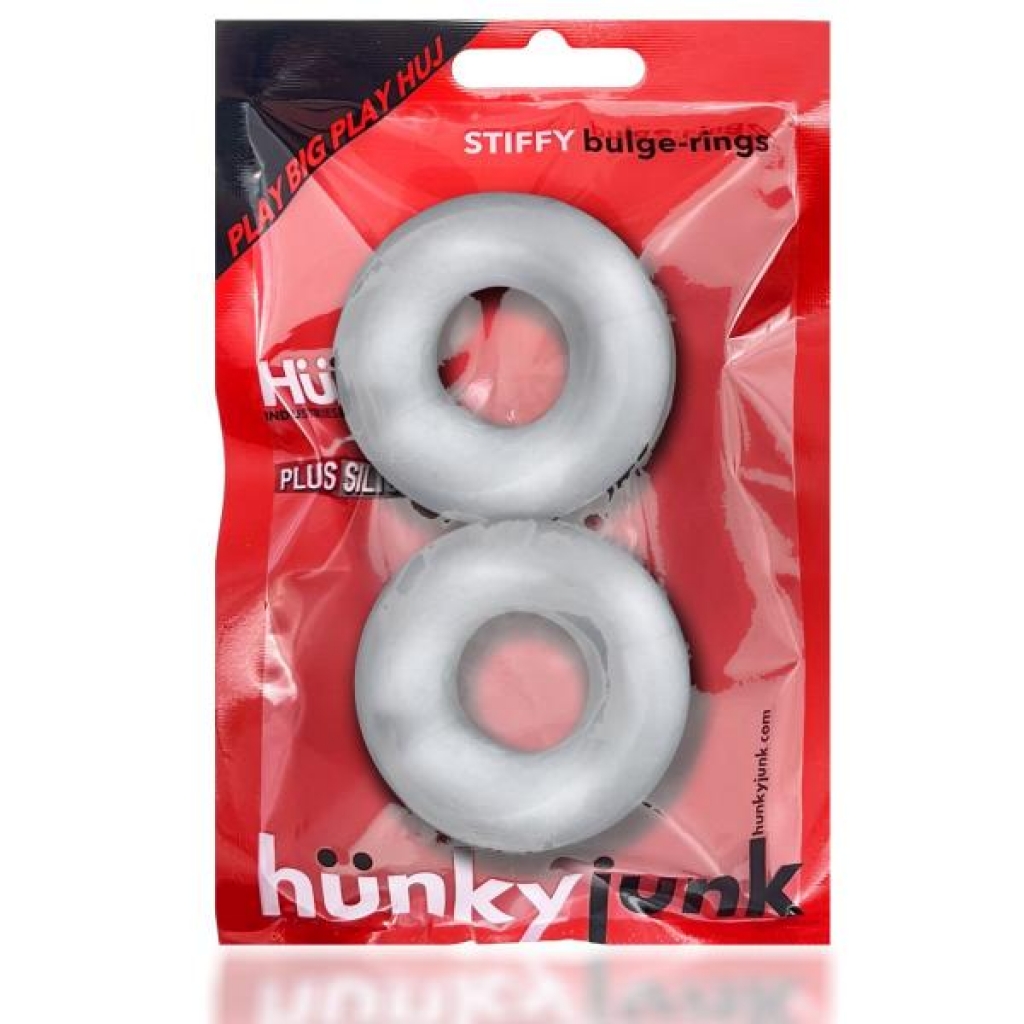 Stiffy 2-Pack C-Rings - Clear Ice