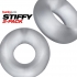 Stiffy 2-Pack C-Rings - Clear Ice