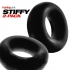 Stiffy 2-pack C-rings - Tar Ice