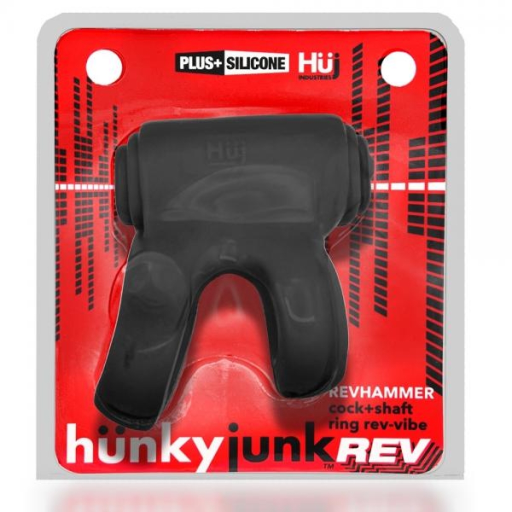 Hunkyjunk Revhammer Tar Ice – Versatile Vibrating Penis Ring