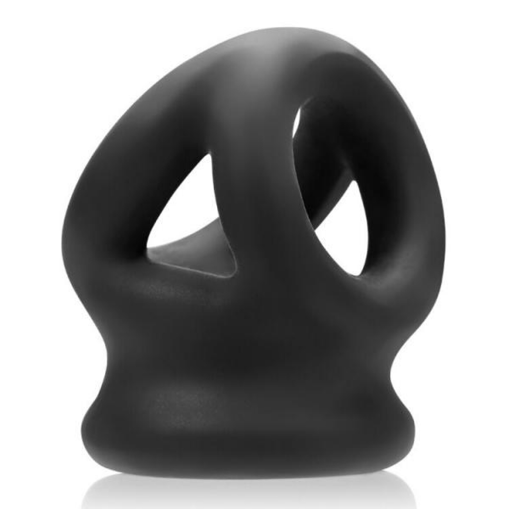 Oxballs Tri Squeeze Penissling Ball Stretcher in Black Ice