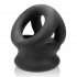 Oxballs Tri Squeeze Penissling Ball Stretcher in Black Ice