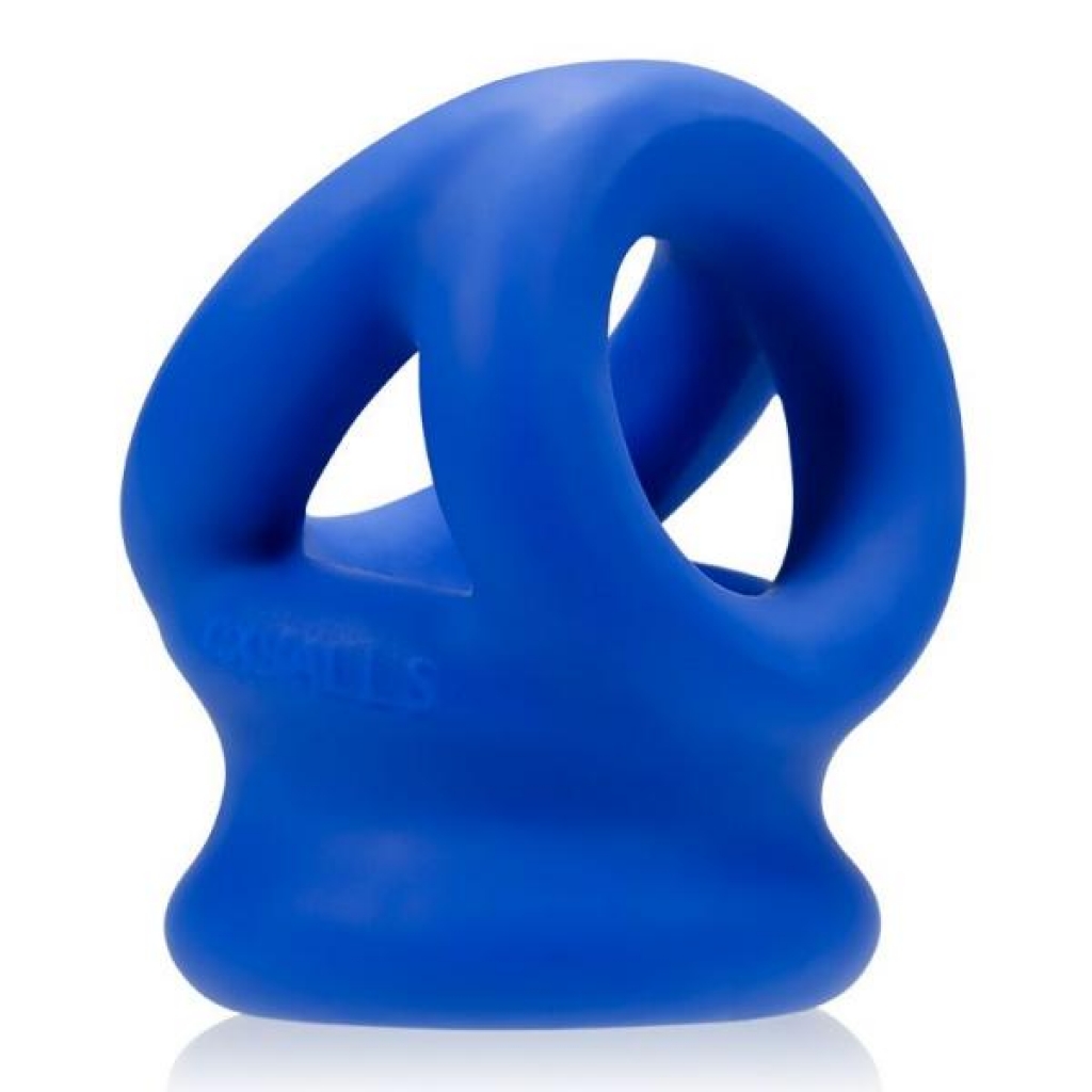 Oxballs Tri Squeeze Penissling Ball Stretcher - Blue