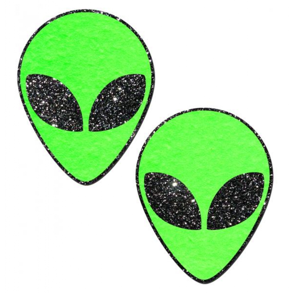 Neon Green Alien Nipple Pasties