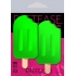 Fun and Flirty Pastease Lime Green Ice Pop Nipple Pasties