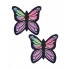 Pastease Butterfly Rainbow Twinkle - Fuller Coverage Pasties