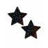 Pastease Star Black Disco Ball - Full Coverage Nipple Pasties