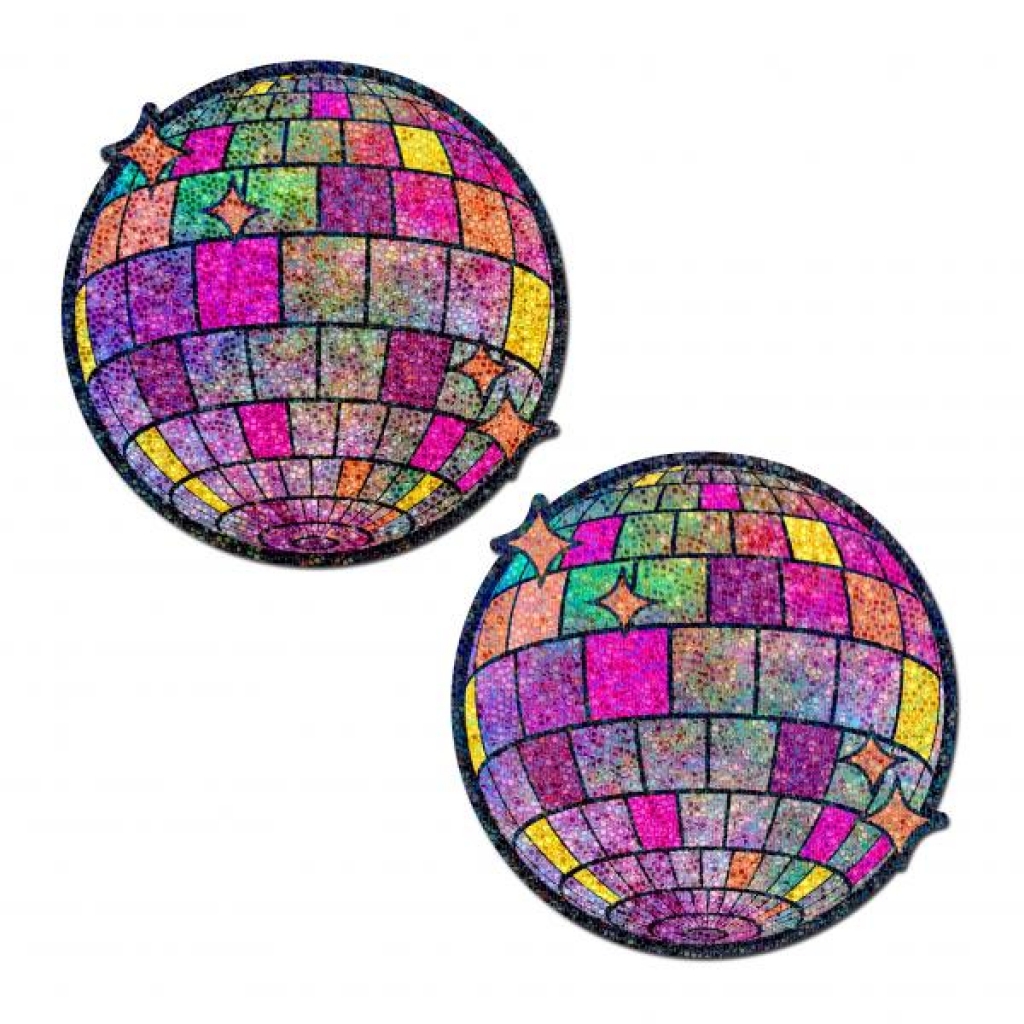 Pastease Shimmering Disco Ball Pasties - Vibrant Glamour