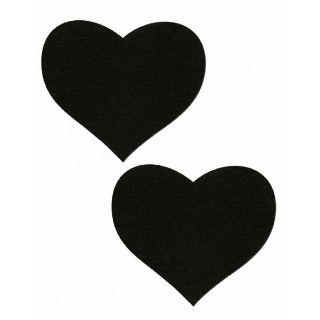 Heart Sweety Hearts Black Pasties - Fun and Playful Accessories