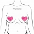 Pastease Love Milf Neon Pink Disco Heart Nipple Pasties