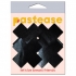 Pastease Petite Plus X Faux Latex - Black Crosses