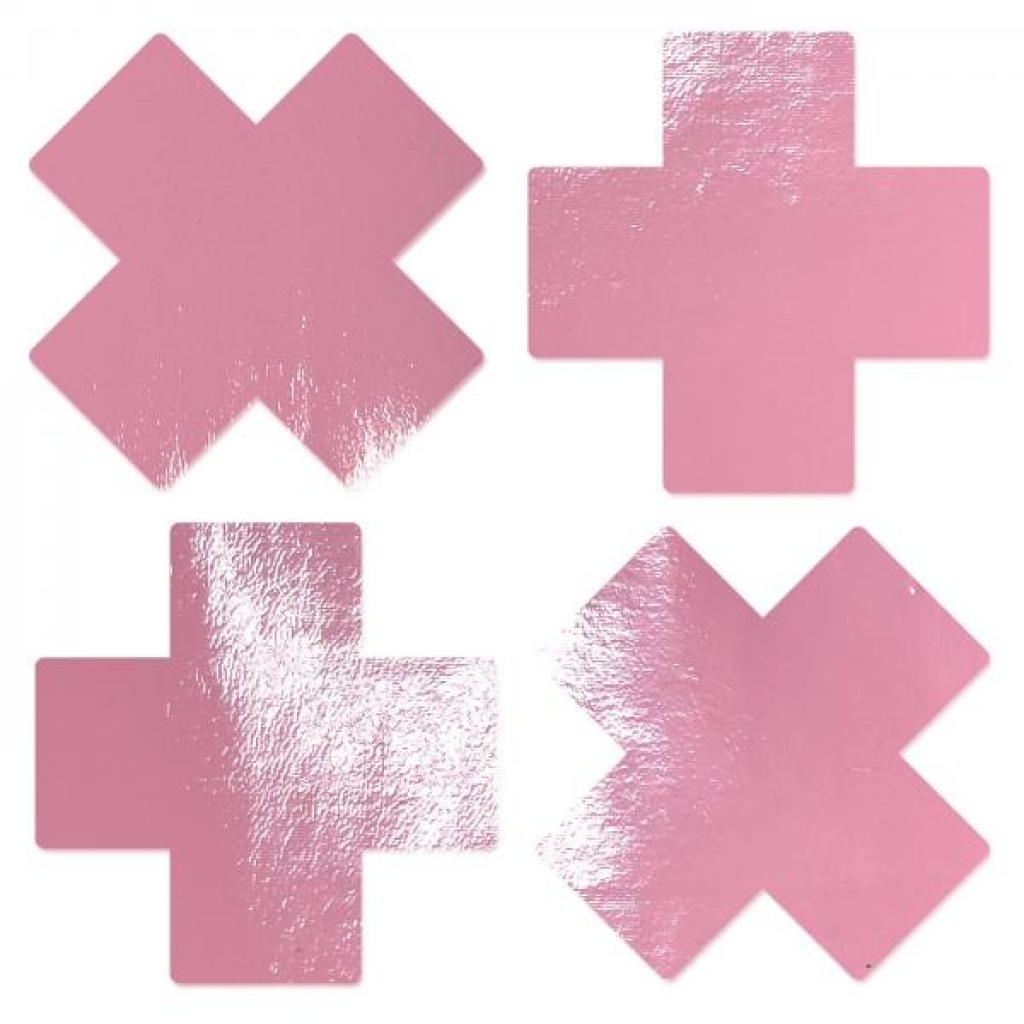 Pastease Petite Plus X Faux Latex Baby Pink Crosses