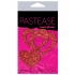 Pastease Glitter Peek A Boob Hearts Pasties - Red