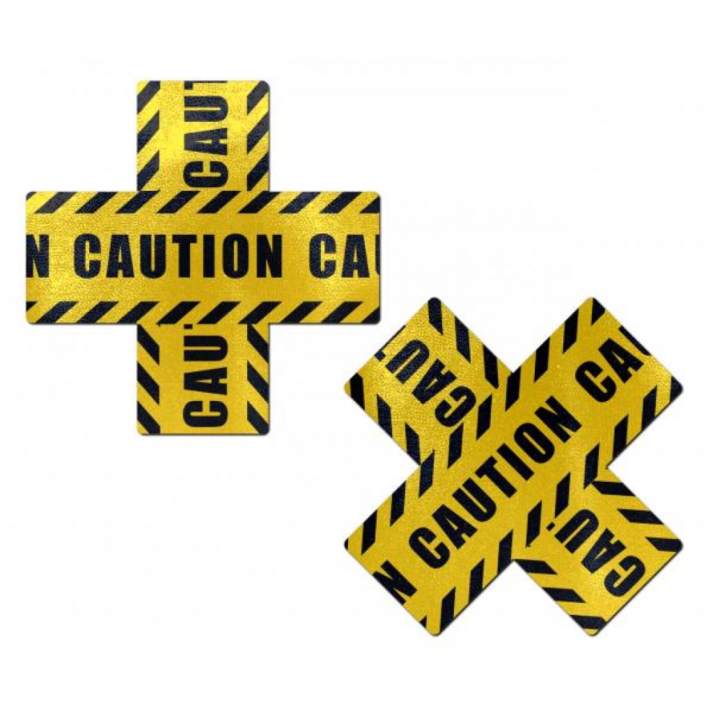 Pastease Crossed Caution Tape