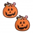 Trick or Treat Pumpkin Nipple Covers