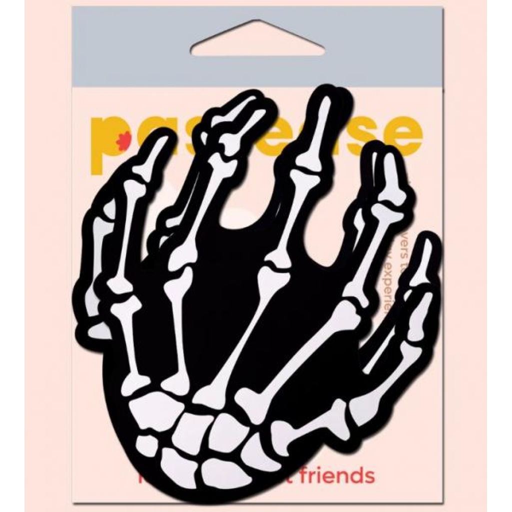 Pastease Skeleton Hands Glow In The Dark Pasties