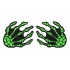 Pastease Neon Green Skeleton Hands - Nipple Pasties