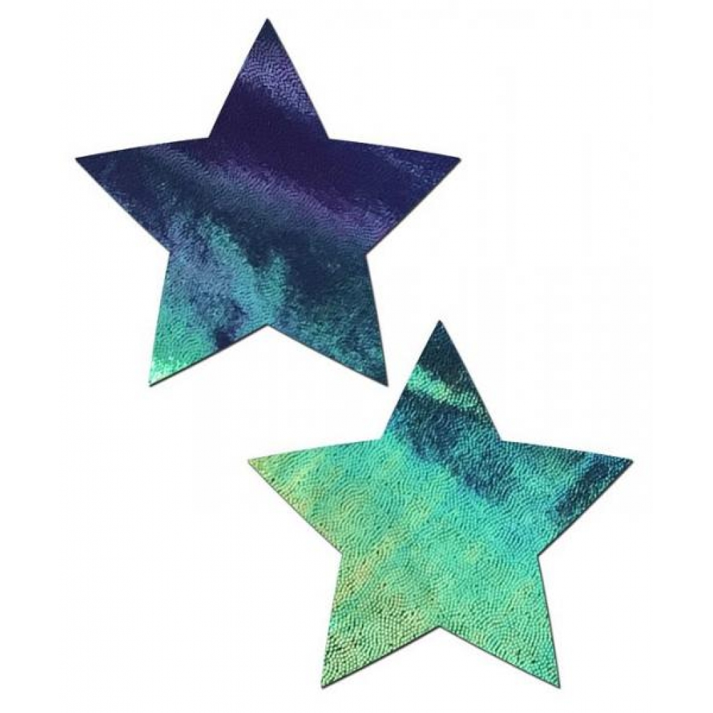 Pastease Black Opal Liquid Star Pasties - One Size