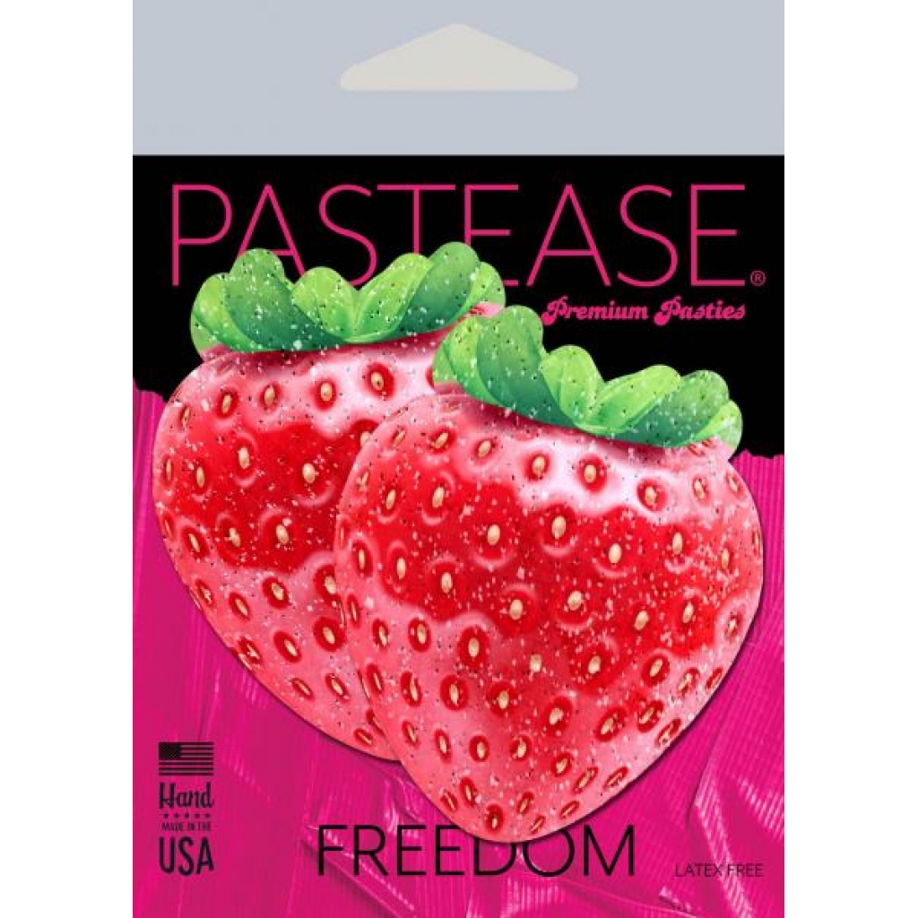 Pastease Strawberry Sparkly Red & Juicy Berry Nipple Pasties