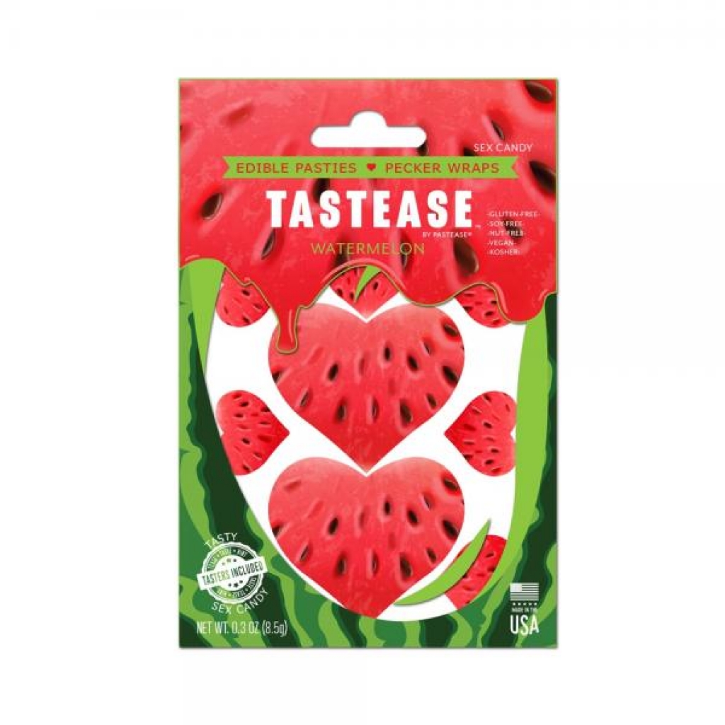 Tastease Edible Pasties & Pecker Wraps - Watermelon