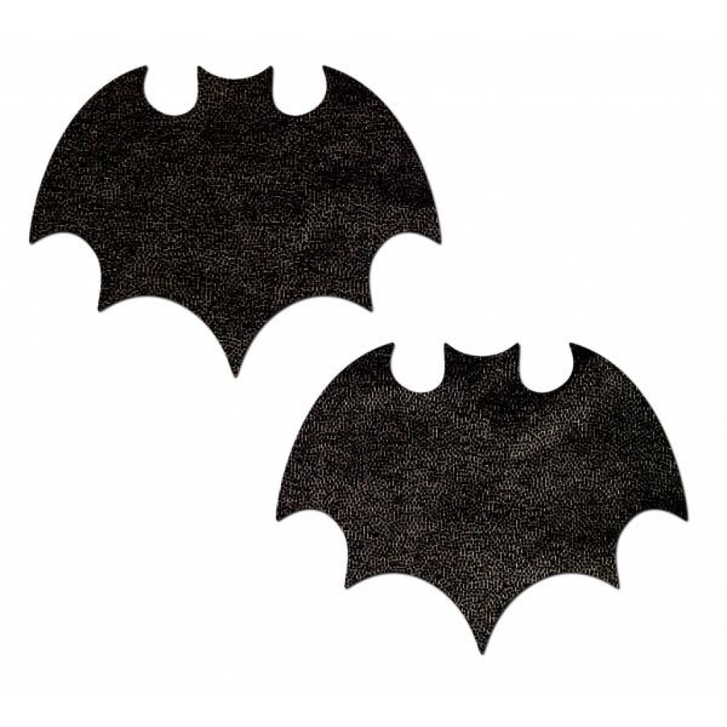 Pastease Liquid Black Bat Nipple Pasties for Bold Statements