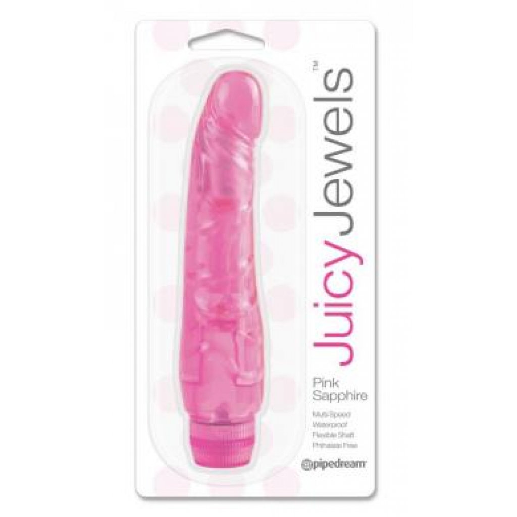 Juicy Jewels Pink Sapphire Realistic Vibrator