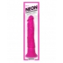 Neon Luv Touch Wall Banger Pink Vibrating Dildo