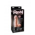 Real Feel Deluxe No. 1 - 6.5 Inches Beige Vibrating Dildo