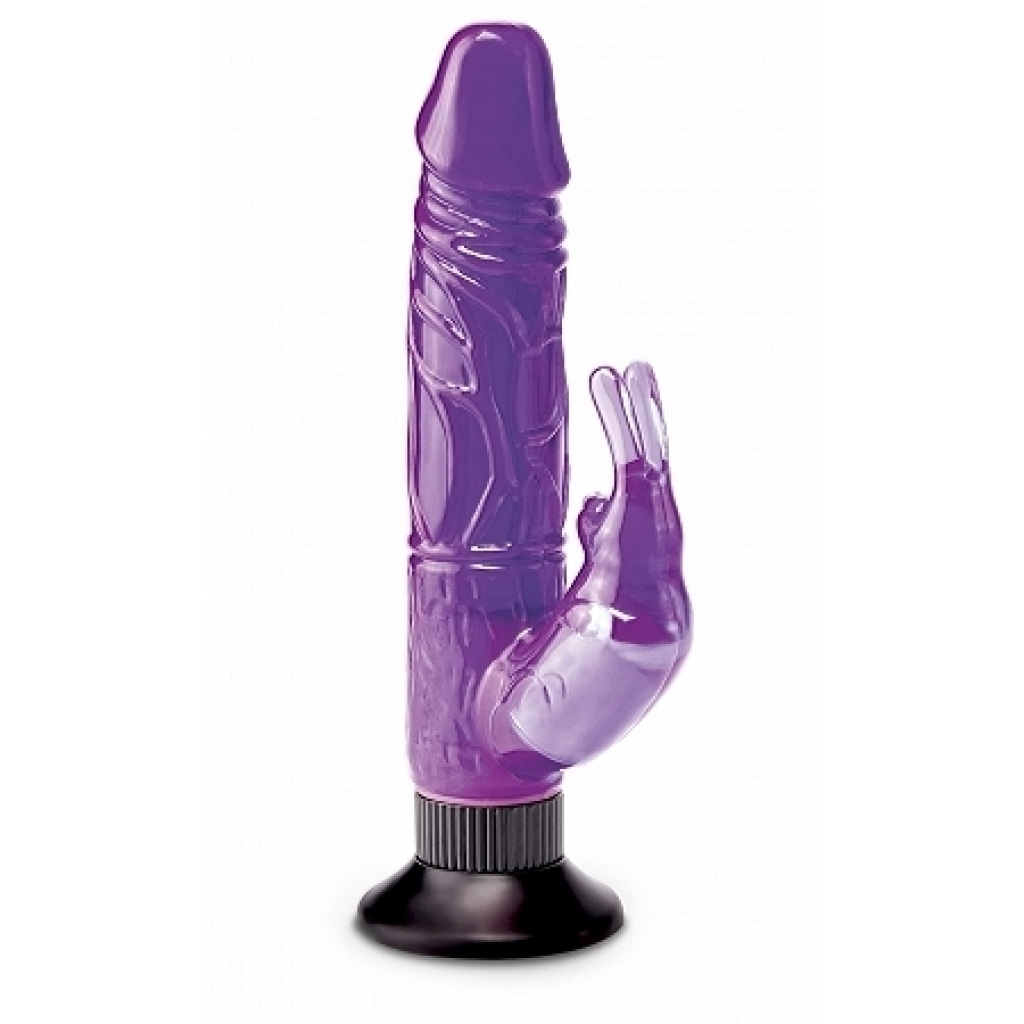 Waterproof Bunny Wall Bangers Purple Vibrator