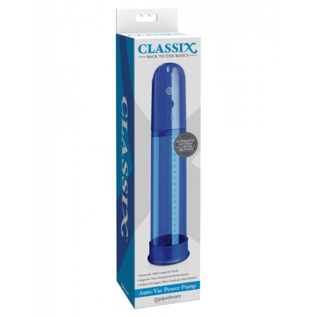 Classix Auto Vac Power Pump - Blue