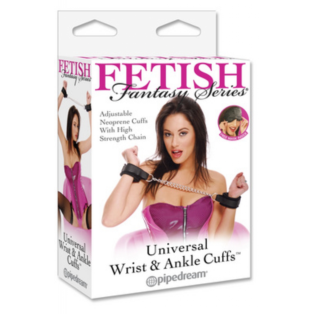 Fetish Fantasy Universal Wrist & Ankle Cuffs - Versatile Bondage Accessory