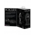 Icicles No 78 - Black Glass Massager with Gem End