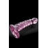 ICICLES HAND BLOWN GLASS MASSAGER NO. 28 - PINK