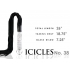 Icicles No 38 Glass Handle Cat O Nine Tails Whip - Luxurious Bondage