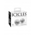 Elegant Icicles No 42 Ben Wa Balls - Medium Glass