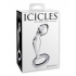 Icicles No. 46 - Hand Blown Glass Butt Plug - Clear