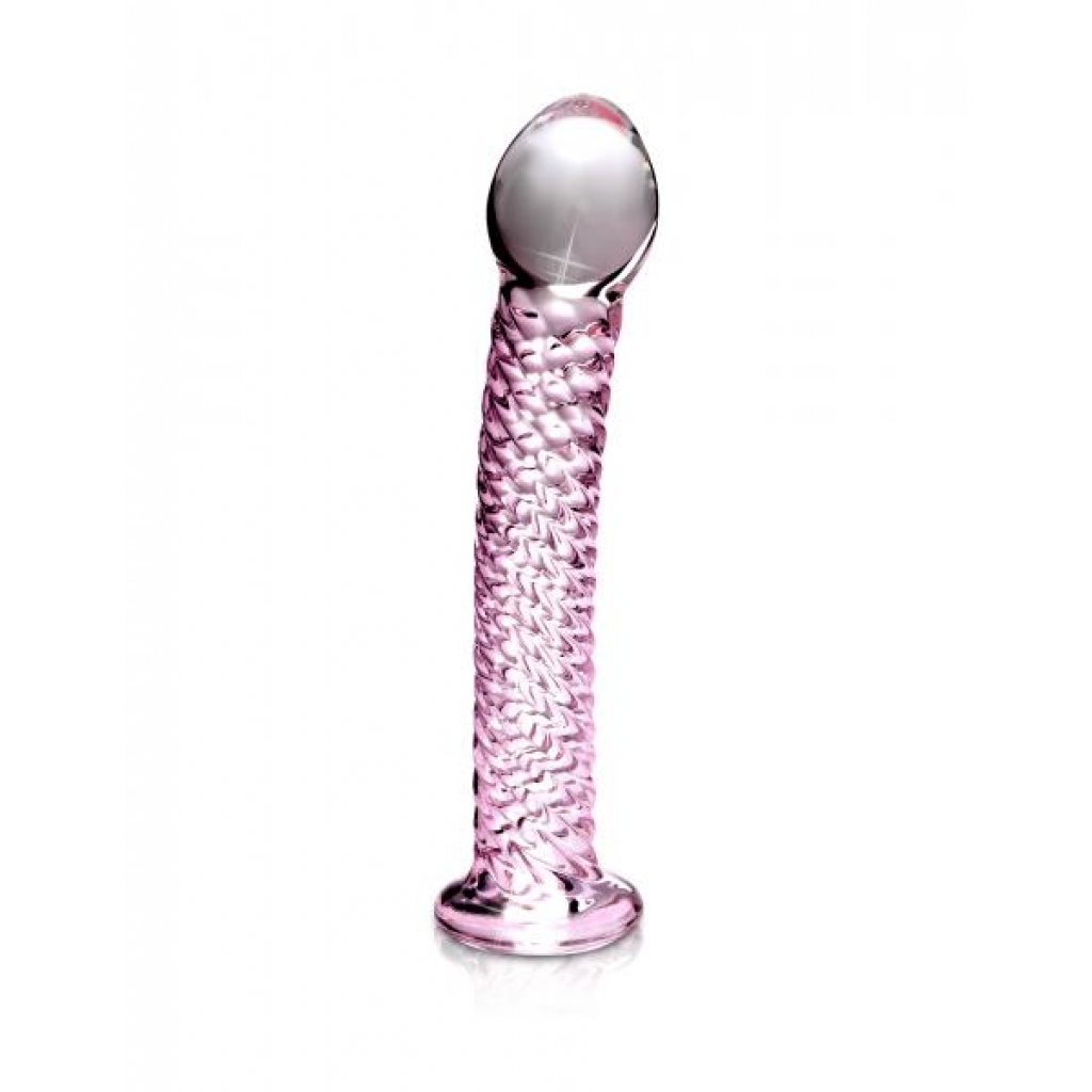 Icicles No. 53 Glass Massager - Pink Wand