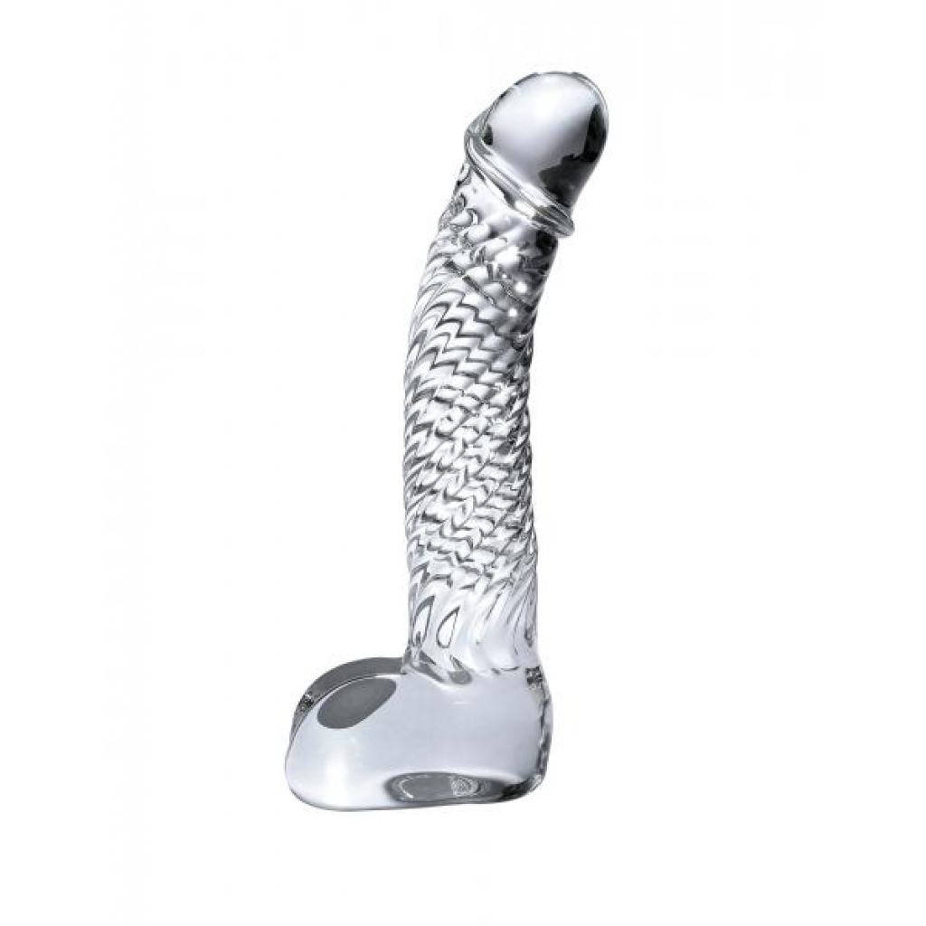 Icicles No 61 Glass Massager G-Spot Dildo - Clear