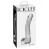 Icicles No 61 Glass Massager G-Spot Dildo - Clear