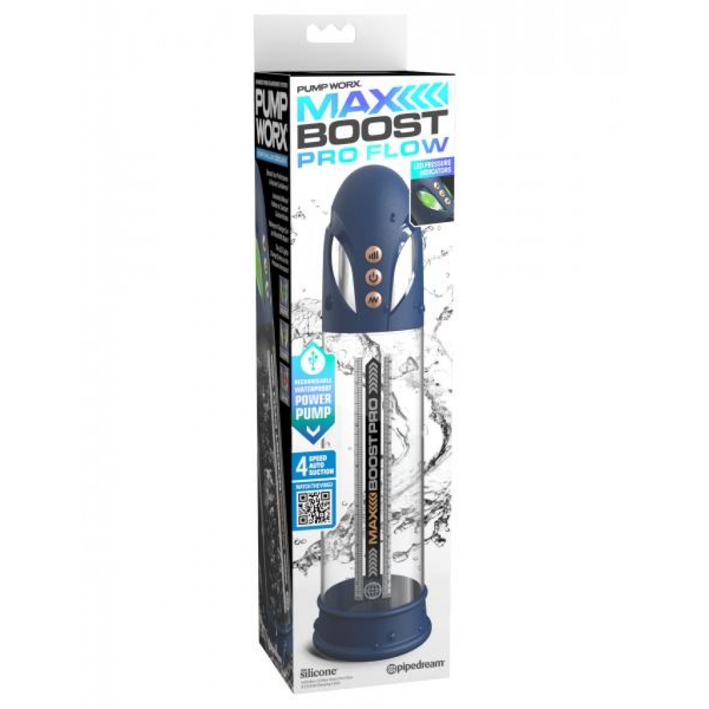 Max Boost Pro Flow Blue/Clear