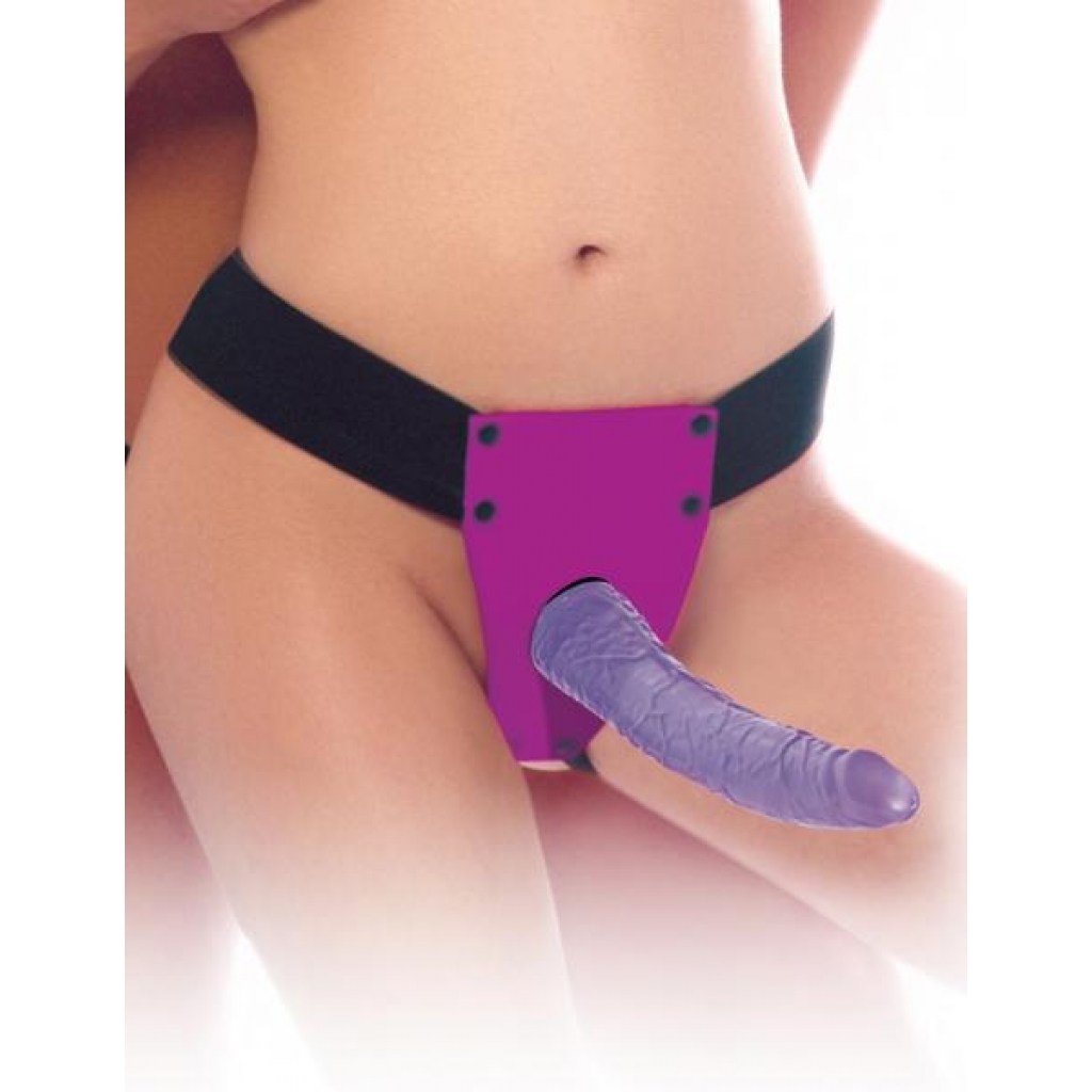 Fetish Fantasy Sensual Comfort Strap On Dildo Purple