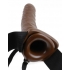 Fetish Fantasy 8-Inch Hollow Strap-On - Brown