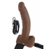 Fetish Fantasy 9 Inch Vibrating Hollow Strap-On with Balls