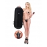 Inflatable Luv Log With Remote Control Vibrating Dildo - Black