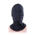 Fetish Fantasy Black Zipper Face Hood - O/S