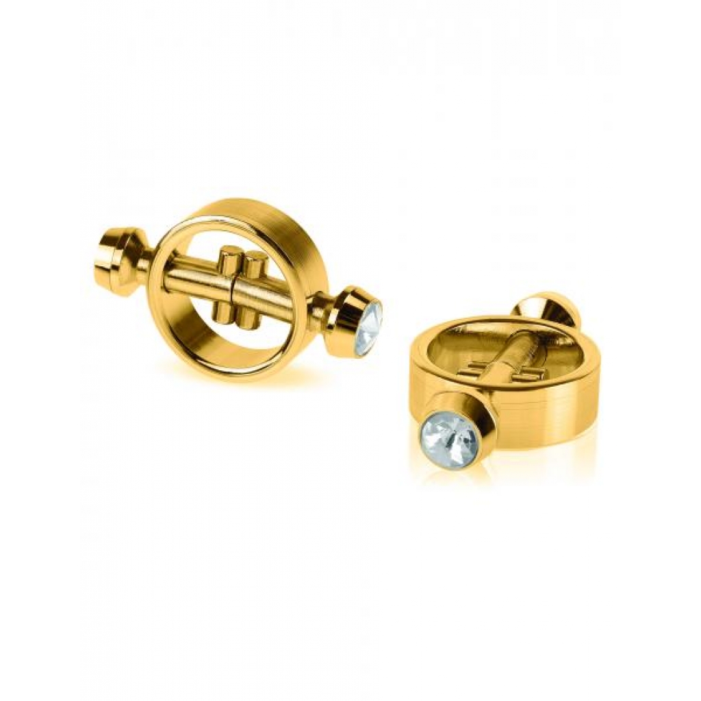 Gold Magnetic Nipple Clamps Set